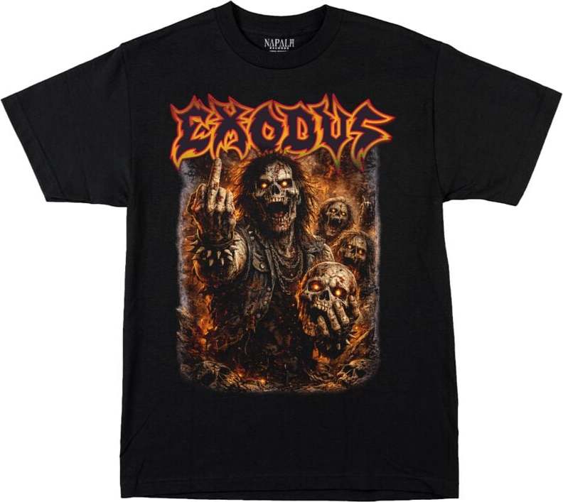 Exodus No Pity No Mercy Tričko černá - RockTime.cz