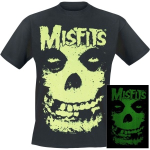 Misfits Splat Art - Glow In The Dark Tričko černá - RockTime.cz