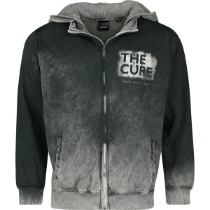 The Cure Boys Don't Cry Mikina s kapucí na zip šedá