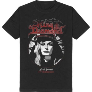 King Diamond Fatal Portrait 40th Anniversary Symbol Tričko černá