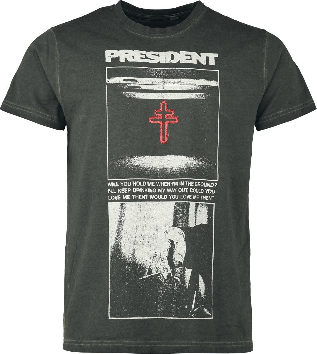 President Rage Tričko antracitová - RockTime.cz President Rage Tričko antracitová - RockTime.cz