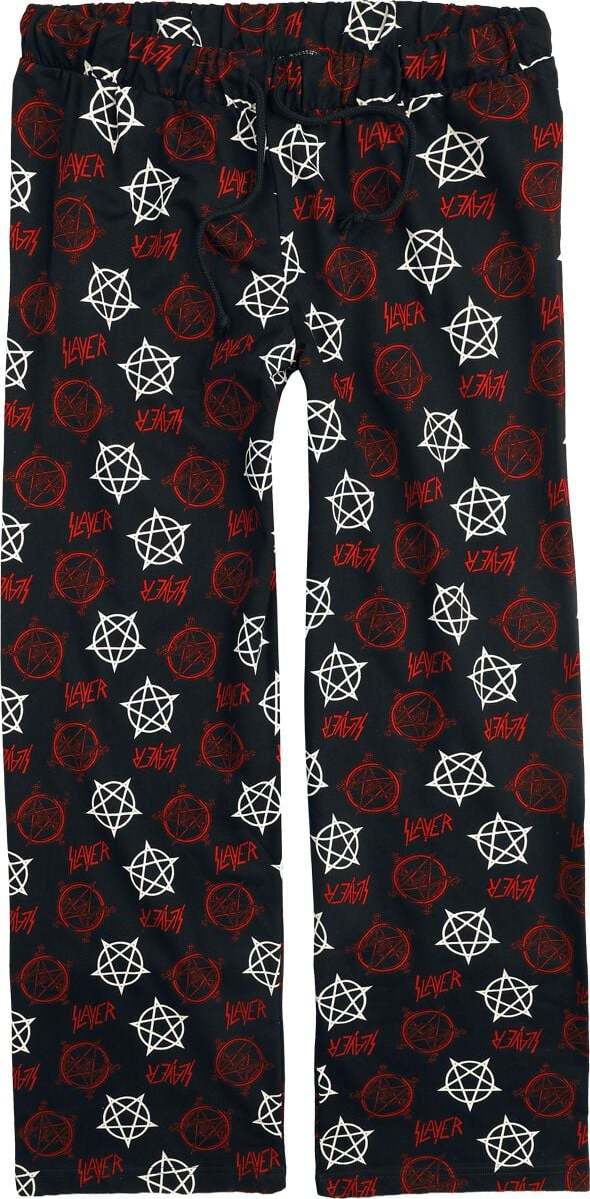 Slayer Freizeithose Kalhoty černá - RockTime.cz