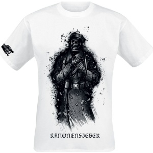 Kanonenfieber Soldatengrab Tričko bílá - RockTime.cz