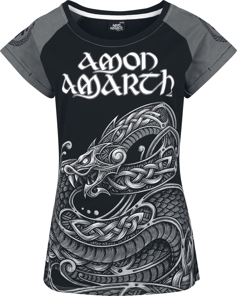 Amon Amarth EMP Signature Collection Dámské tričko cerná/šedá - RockTime.cz
