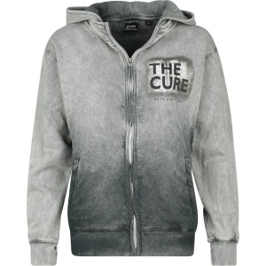 The Cure Boys Don't Cry Dámská mikina s kapucí na zip šedá