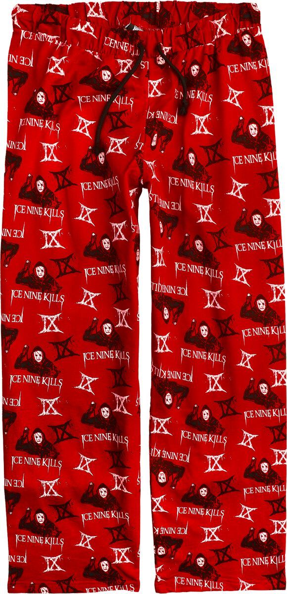 Ice Nine Kills Freizeithose Kalhoty červená - RockTime.cz