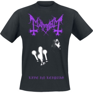 Mayhem Live in Leipzig Tričko černá