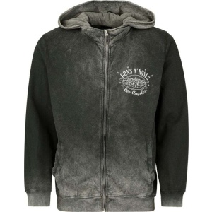 Guns N' Roses Paradise City Mikina s kapucí na zip šedá