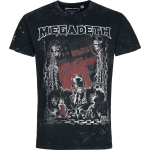 Megadeth Chains Tričko cerná/šedá