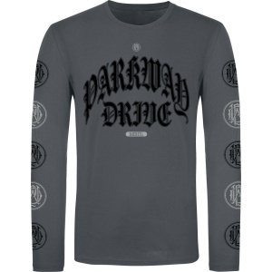 Parkway Drive Logo Tričko s dlouhým rukávem šedá