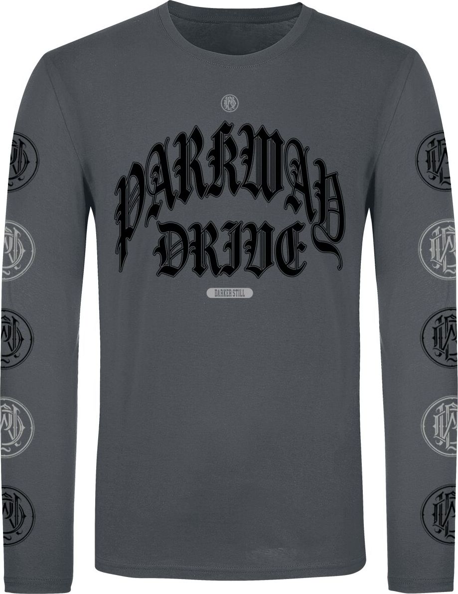 Parkway Drive Logo Tričko s dlouhým rukávem šedá - RockTime.cz