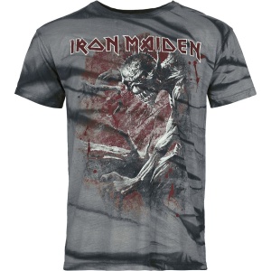 Iron Maiden Logo Tričko šedá