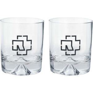 Rammstein Tumbler 2er Box souprava sklenic na whisky transparentní