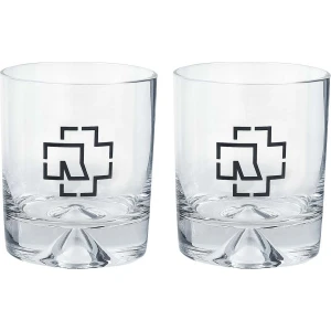 Rammstein Tumbler 2er Box souprava sklenic na whisky transparentní - RockTime.cz