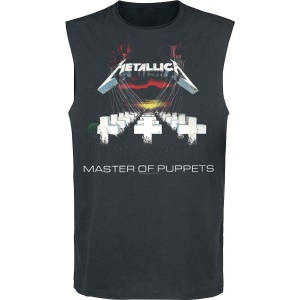 Metallica Amplified Collection - Master Of Puppets Tank top charcoal - RockTime.cz