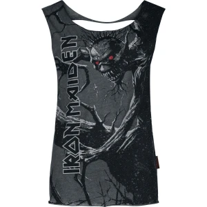 Iron Maiden EMP Signature Collection Dámský top tmavě šedá - RockTime.cz
