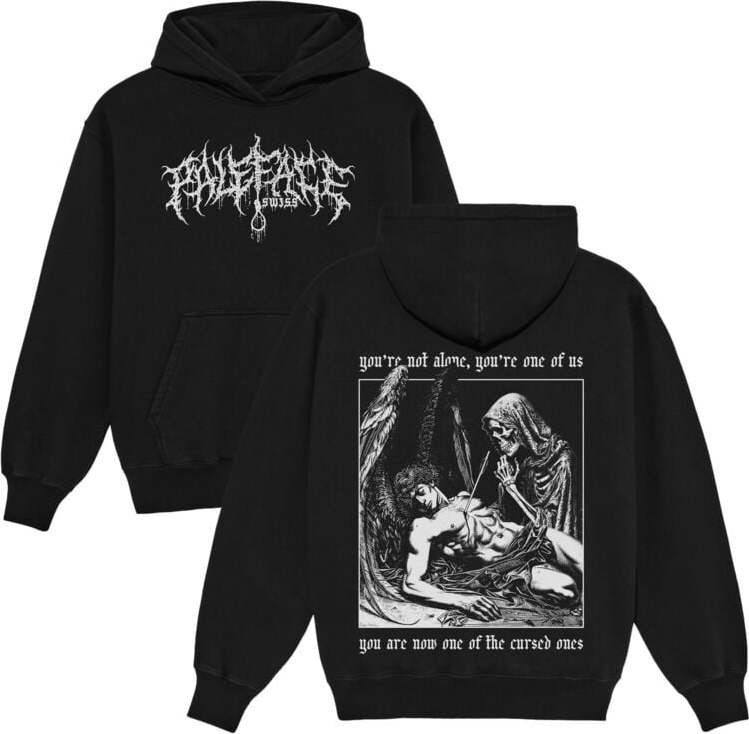 Paleface Swiss You Are Not Alone Mikina s kapucí černá - RockTime.cz