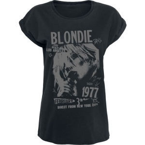 Blondie Tour 1977 Dámské tričko černá - RockTime.cz
