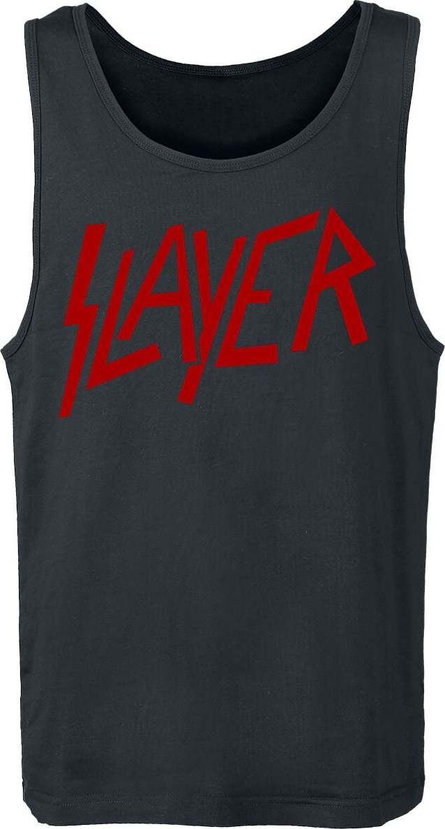 Slayer Logo Tank top černá - RockTime.cz Slayer Logo Tank top černá - RockTime.cz