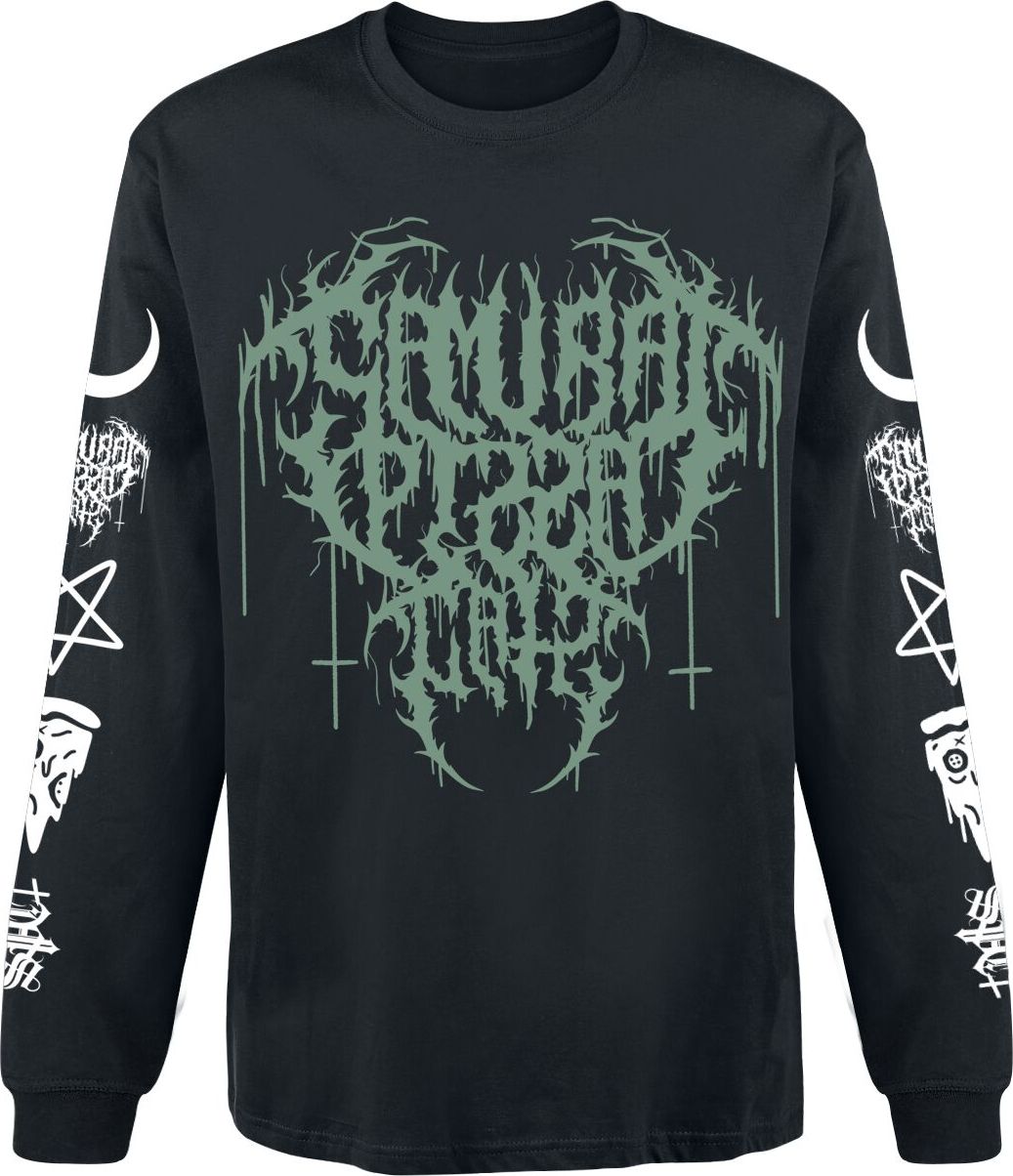 Samurai Pizza Cats In Cats We Trust Tričko s dlouhým rukávem černá - RockTime.cz Samurai Pizza Cats In Cats We Trust Tričko s dlouhým rukávem černá - RockTime.cz