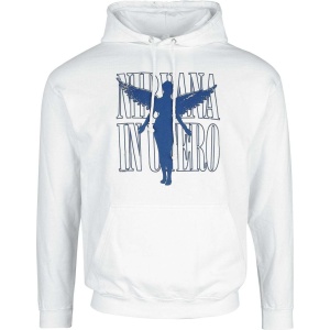 Nirvana Angel Mikina s kapucí bílá - RockTime.cz