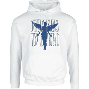 Nirvana Angel Mikina s kapucí bílá - RockTime.cz