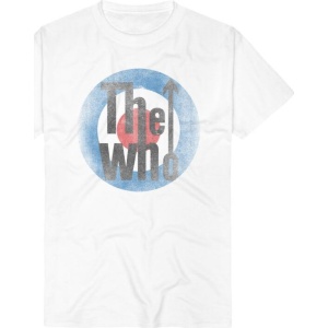 The Who Vintage Target Logo Tričko bílá
