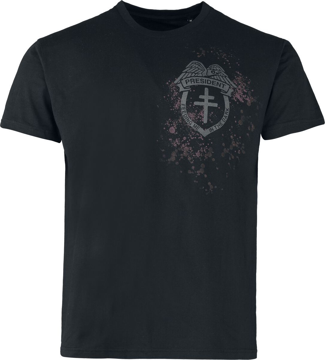 President Patch Tričko černá - RockTime.cz President Patch Tričko černá - RockTime.cz