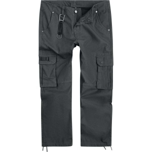 Metallica EMP Signature Collection Kalhoty tmavě šedá