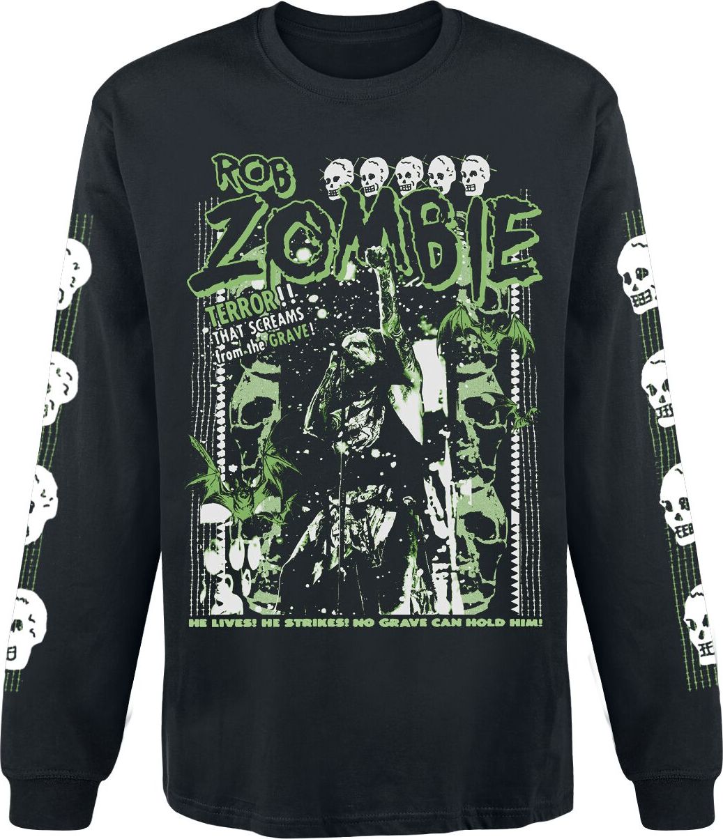 Rob Zombie Great Satan Tričko s dlouhým rukávem černá - RockTime.cz