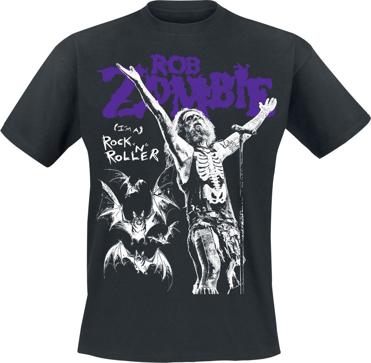 Rob Zombie Bats RNR Tričko černá - RockTime.cz