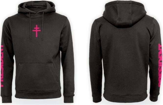 President Cross Mikina s kapucí černá - RockTime.cz