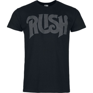 Rush Logo 3D Druck Tričko černá