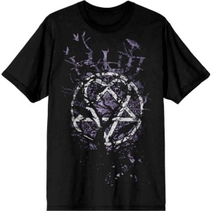 HIM Crows Tričko černá