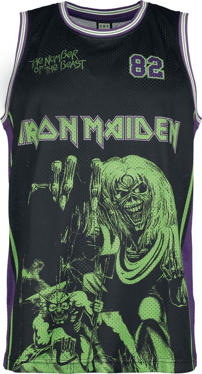 Iron Maiden Amplified Collection - BB Vest Tank top vícebarevný - RockTime.cz