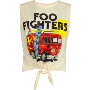 Foo Fighters Amplified Collection - Camper Van Dámský top bílá - RockTime.cz