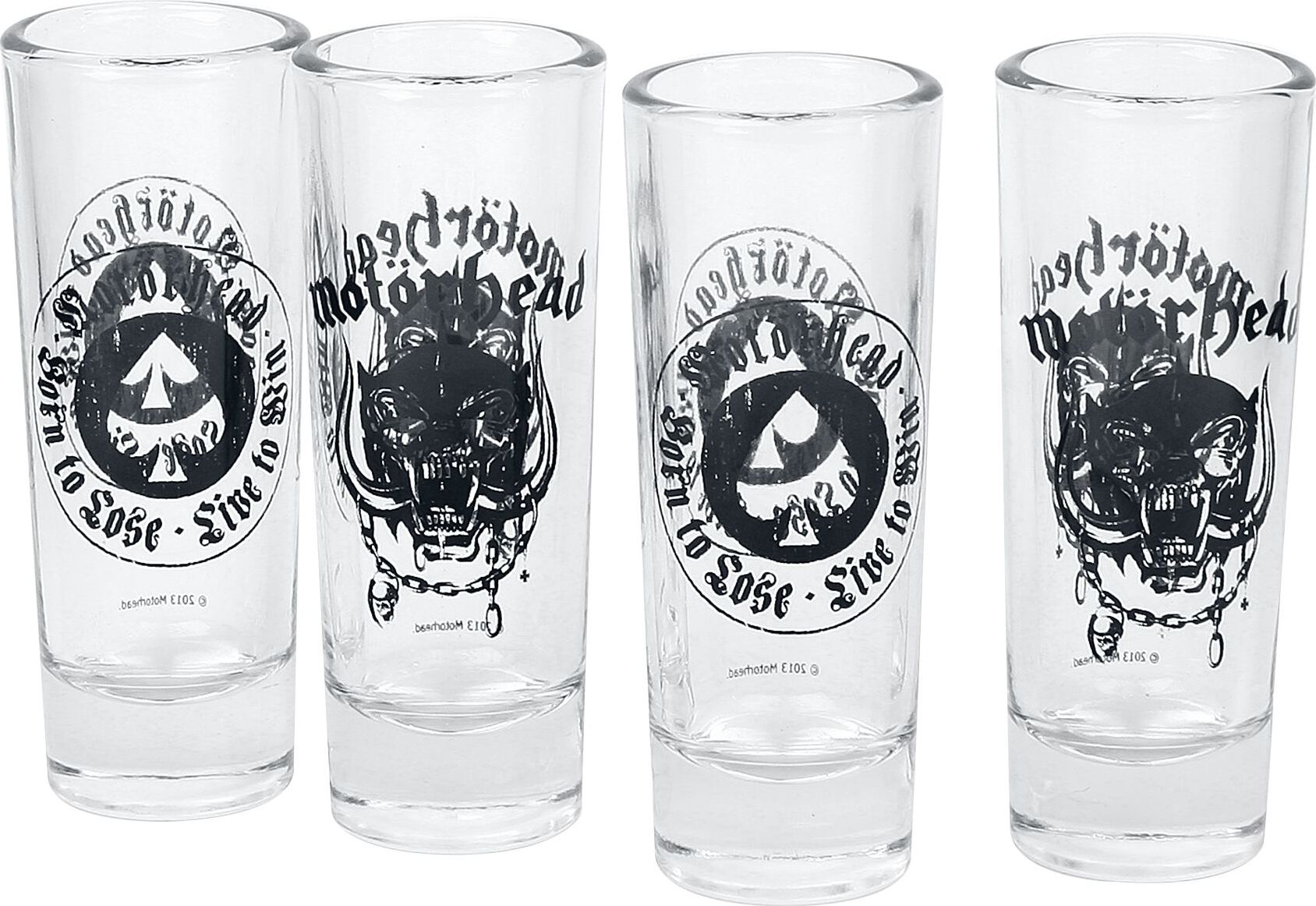 Motörhead Motörhead Logo sada sklenicek transparentní - RockTime.cz