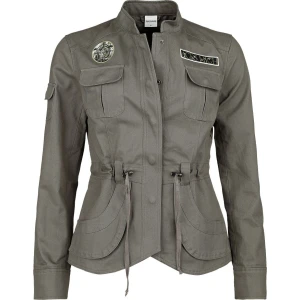 Iron Maiden Death Dámská bunda olivová - RockTime.cz