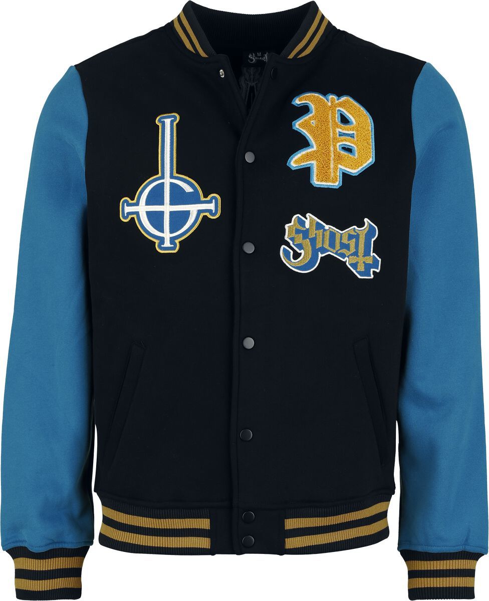 Ghost Grucifix Papa IV Varsity Jacket College bunda vícebarevný - RockTime.cz