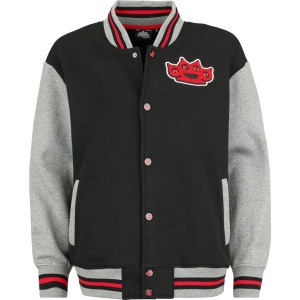 Five Finger Death Punch EMP Signature Collection Dámská college bunda skvrnitá černá / šedá