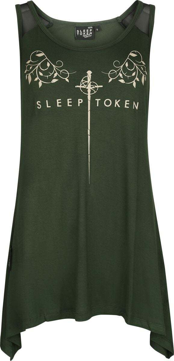 Sleep Token EMP Signature Collection Dámský top tmave zelená - RockTime.cz