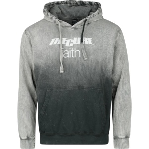 The Cure Faith Mikina s kapucí šedá