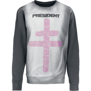 President Rage Mikina cerná/šedá - RockTime.cz