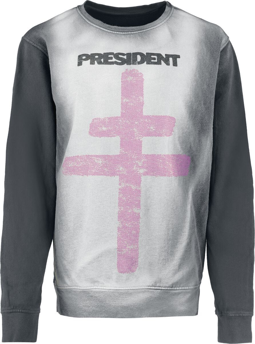 President Rage Mikina cerná/šedá - RockTime.cz