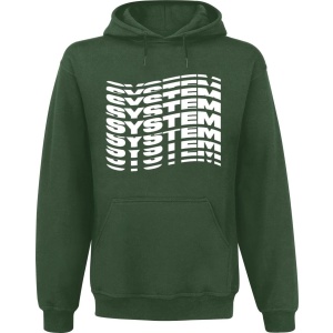 System Of A Down System Wave Mikina s kapucí zelená