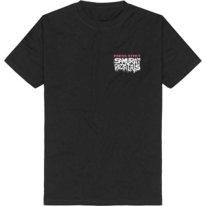 Samurai Pizza Cats Arcade Cat Tričko černá - RockTime.cz