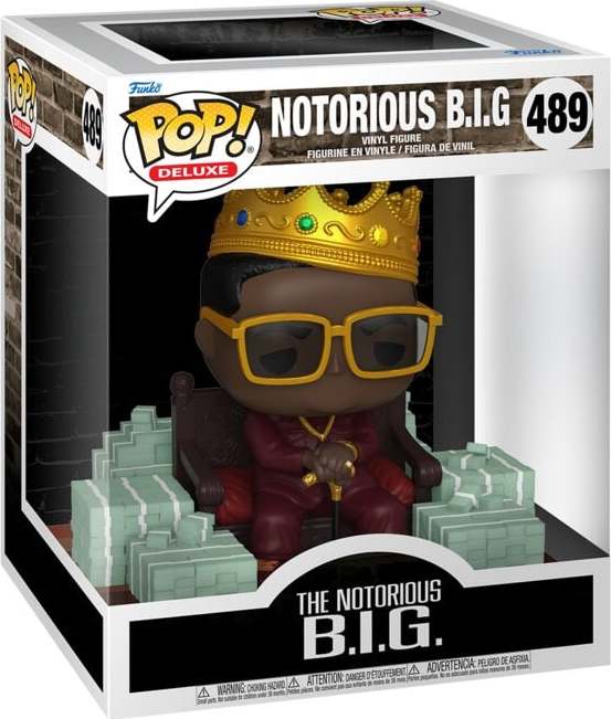 Notorious B.I.G. The Notorious B.I.G. Rocks (Pop! Deluxe) Vinyl Figur 489 Sberatelská postava standard - RockTime.cz