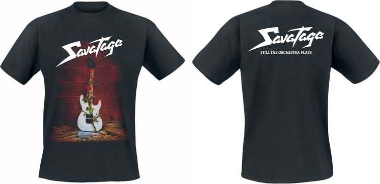 Savatage Guitar Tričko černá - RockTime.cz