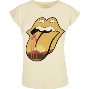 The Rolling Stones Desert Trip Tongue Dámské tričko světle žlutá