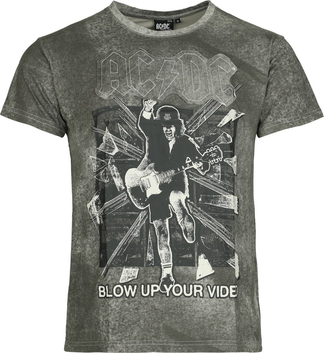 AC/DC EMP Signature Collection Tričko šedá - RockTime.cz